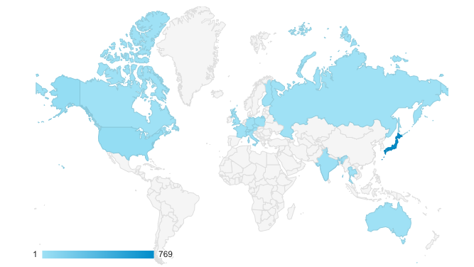 海外向け SEO対策研究１ Google翻訳プラグインと日本語英語併記でのアクセス数実績